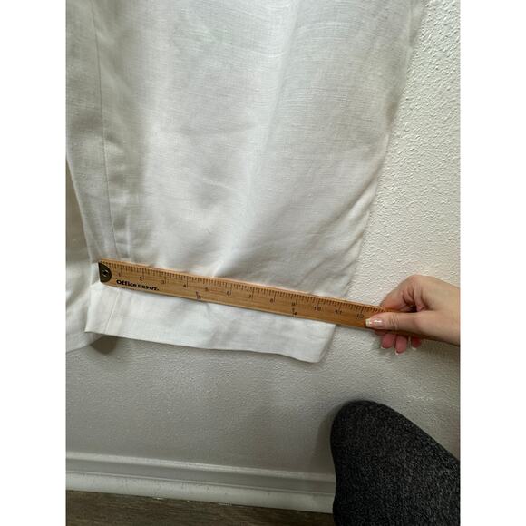 NWT Club Monaco Creme Emberlynn Linen Blend Jumpsuit 0 - Picture 16 of 16